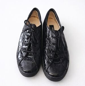 Authentic Stuart Weitzman Croc-Embossed Rubber Fashion Sneakers 😍